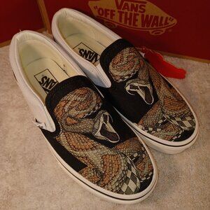 Vans Men's 3.5/Women's 5 Classic Slip-On Desert Snake Shoes VN000XG8B02